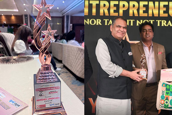 CEO Abhishek Updhyay awarded as Young Entrepreneur for the year 2025